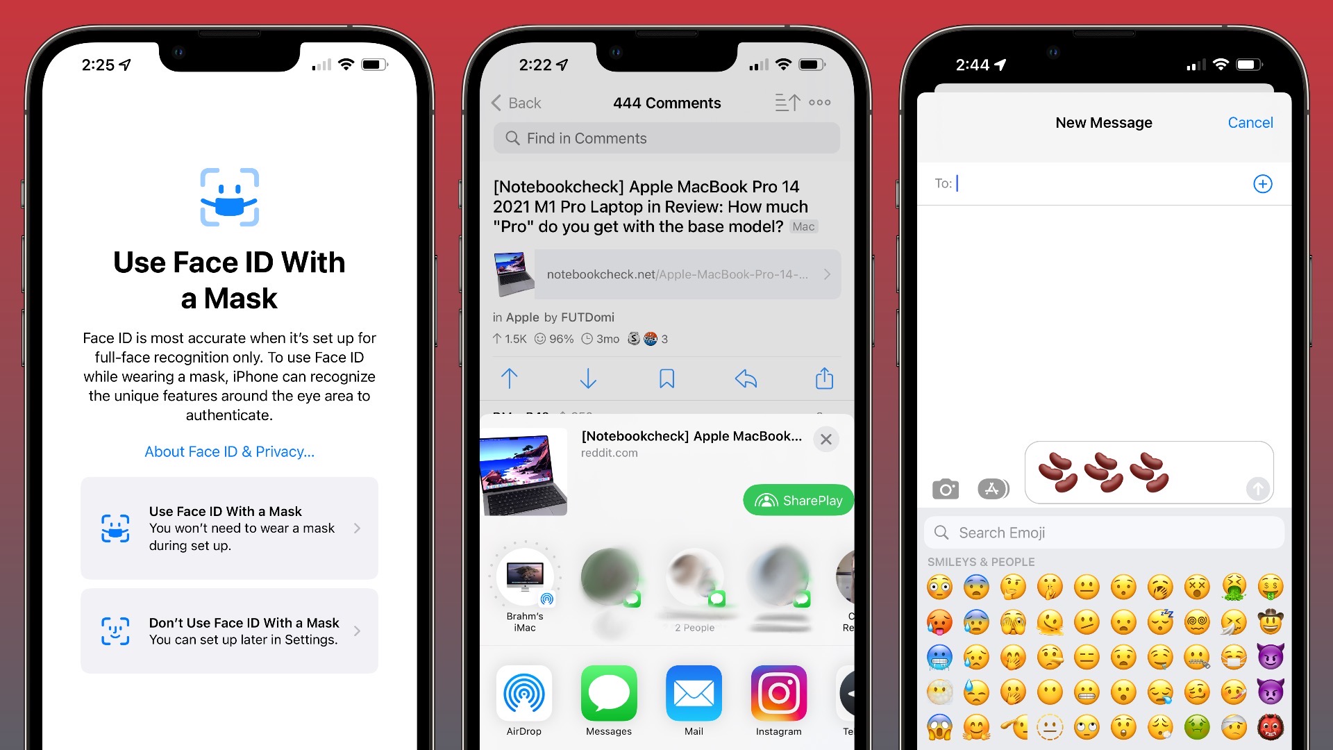 Maska ilə FaceID aça bilən iOS 15.4 yayımlandı