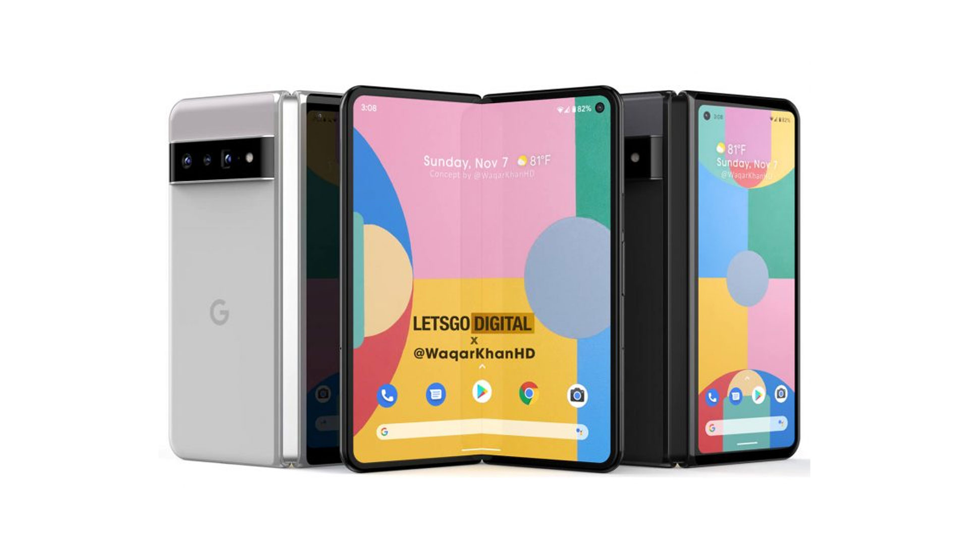 Google Pixel Fold - Qatlana bilən Smartfon