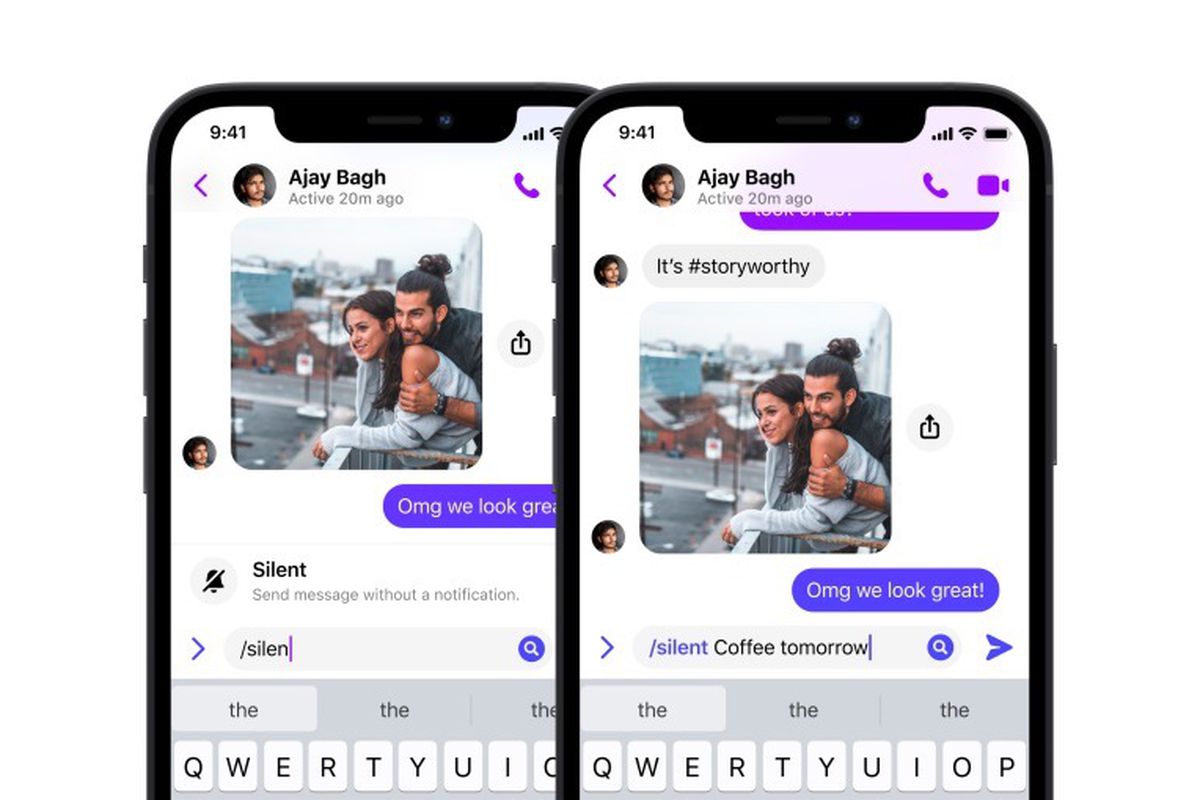 Facebook Messenger  yeni Qısayollar